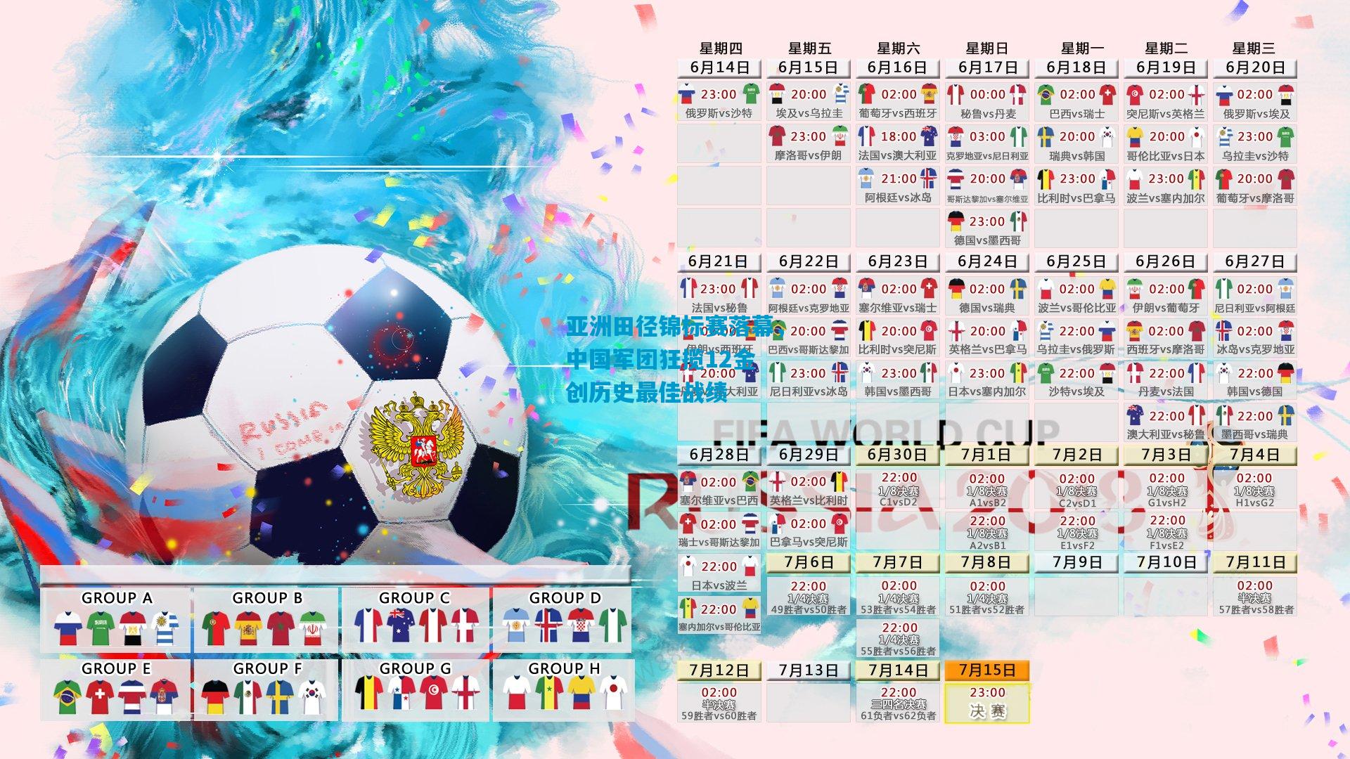 亚洲田径锦标赛落幕，中国军团狂揽12金 创历史最佳战绩
